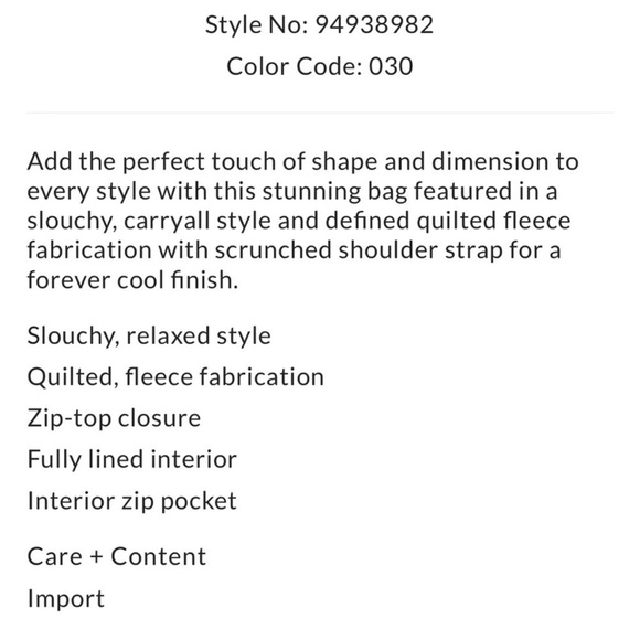 Free People Pucker Up Fleece Carryall Tote - Picture 9 of 9